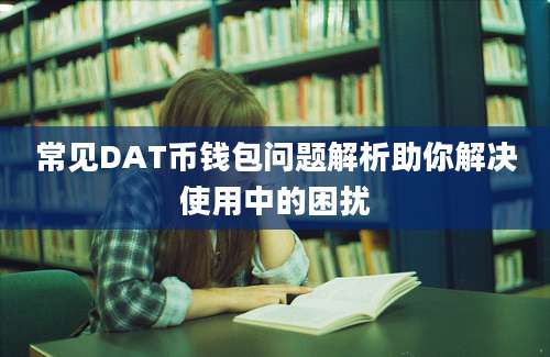 常见DAT币钱包问题解析助你解决使用中的困扰