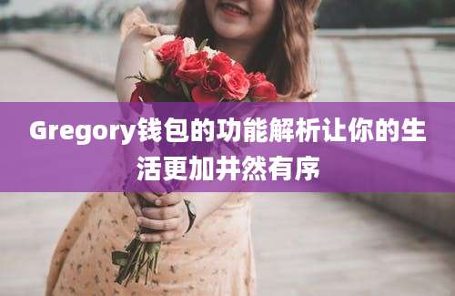 Gregory钱包的功能解析让你的生活更加井然有序