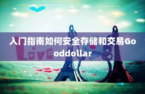 入门指南如何安全存储和交易Gooddollar