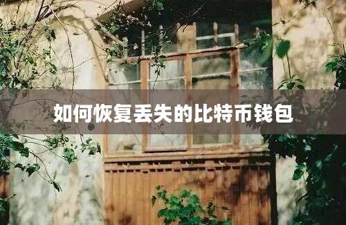 如何恢复丢失的比特币钱包