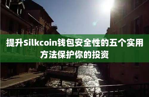 提升Silkcoin钱包安全性的五个实用方法保护你的投资