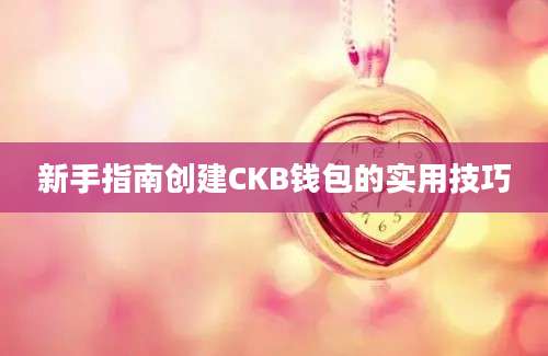 新手指南创建CKB钱包的实用技巧