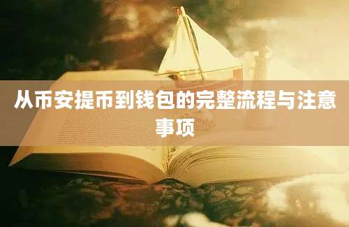 从币安提币到钱包的完整流程与注意事项