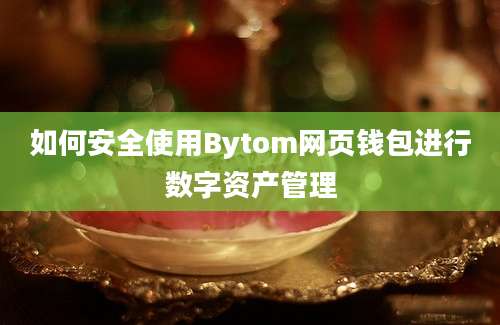 如何安全使用Bytom网页钱包进行数字资产管理