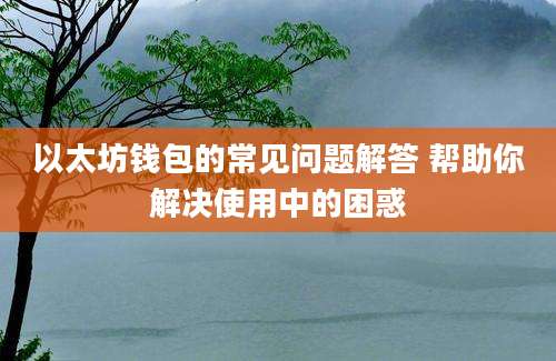 以太坊钱包的常见问题解答 帮助你解决使用中的困惑