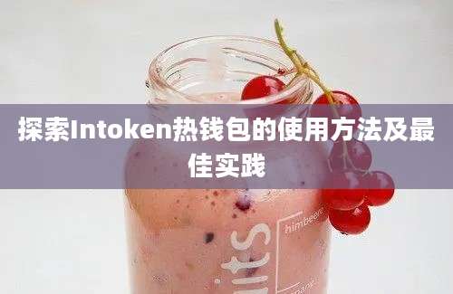 探索Intoken热钱包的使用方法及最佳实践