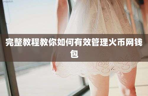 完整教程教你如何有效管理火币网钱包